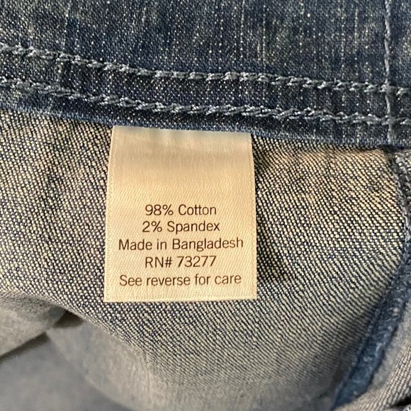 Croft & Barrow Denim Pull On Skimmer Capris 3X - Picture 10 of 10